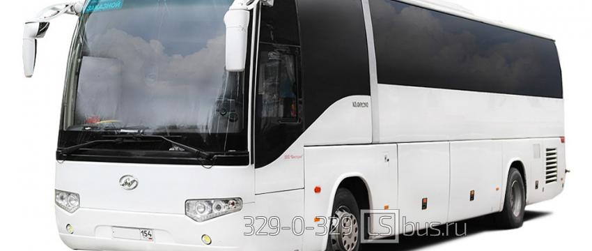 Заказ автобуса: виды автобусов и услуг